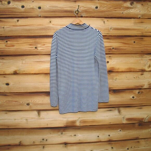 Tory Burch Katama Striped Knit Embellished Tunic Top - Picture 5 of 8